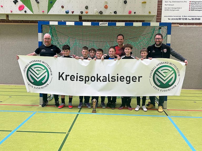 JSG Kall/Keldenich/Scheven gewinnt die Hallenkreismeisterschaft bei den E-Junioren