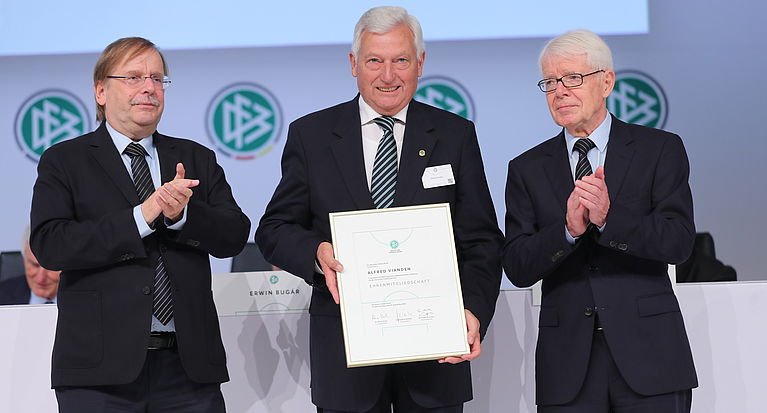 Alfred Vianden zum DFB-Ehrenmitglied ernannt