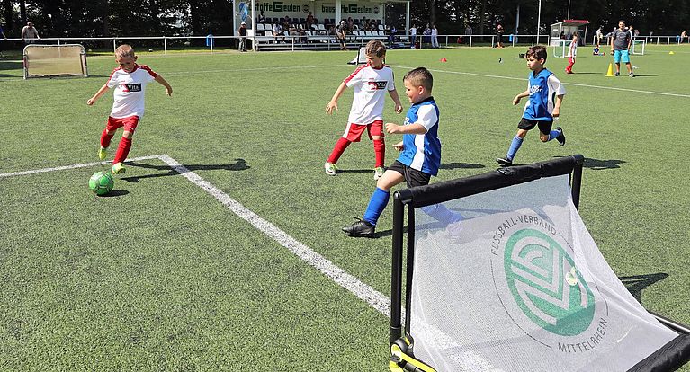 Zufriedenheit mit Maßnahmen im Kinderfußball
