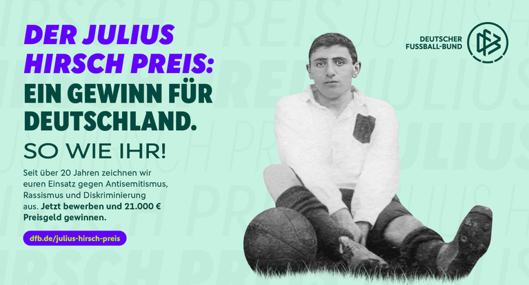 Jetzt bewerben: Julius Hirsch Preis 2026