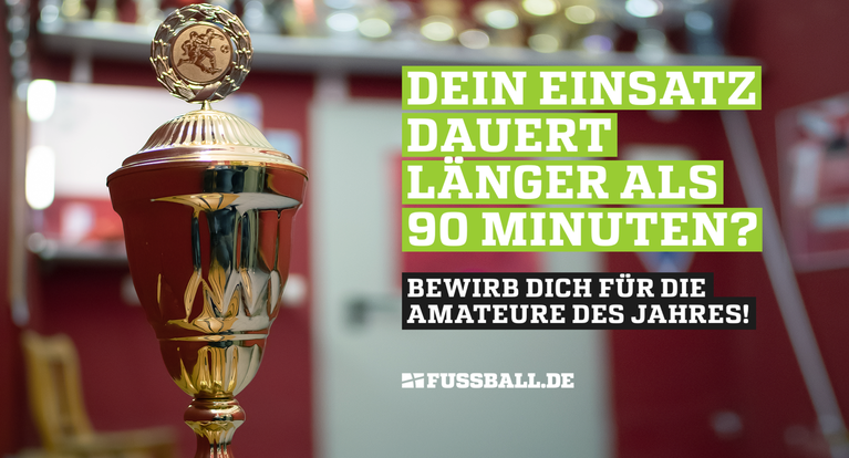 10. Ausgabe: FUSSBALL.DE sucht „Amateure des Jahres 2025/2026“