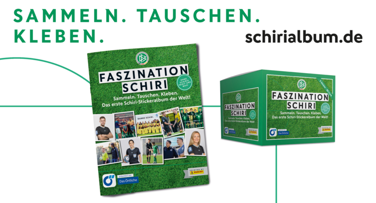 Schiri-Stickeralbum: Anpfiff zum Sammeln, Tauschen, Kleben!