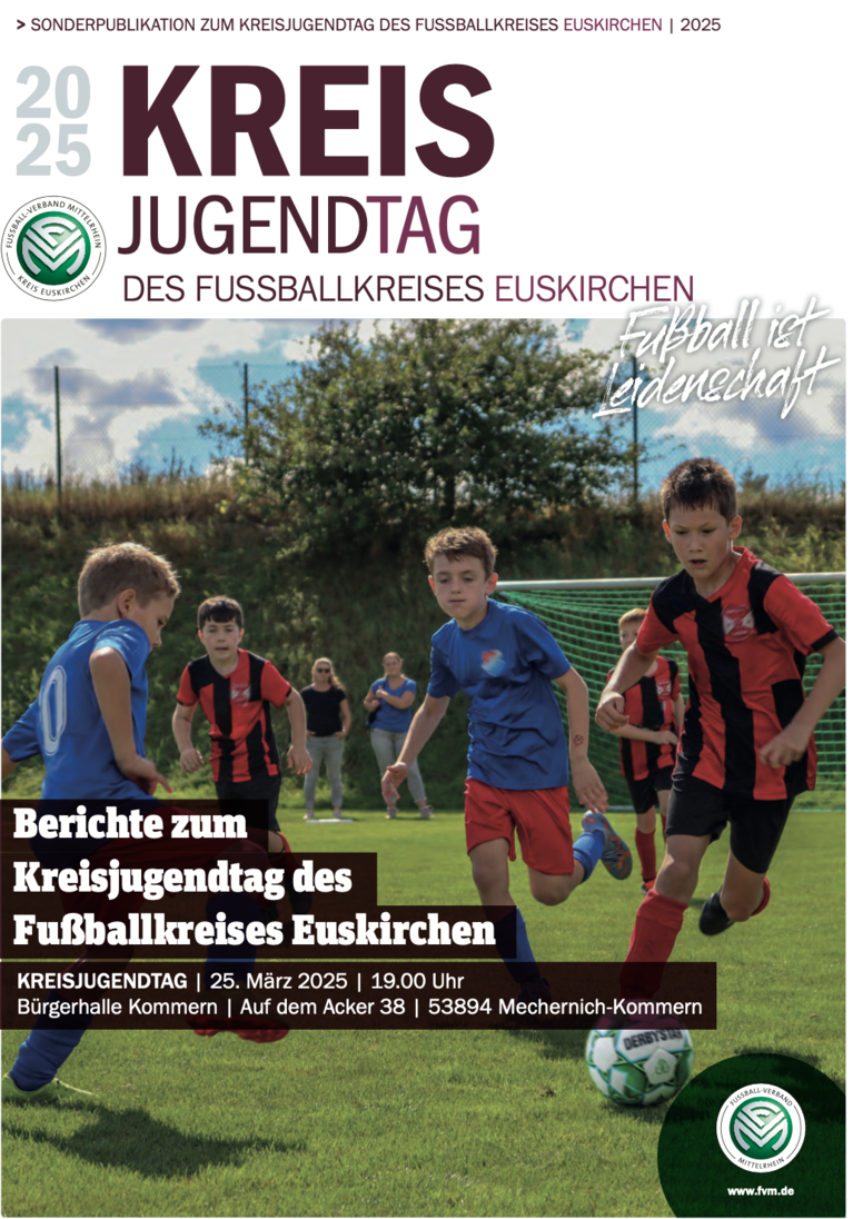 Heute: Kreisjugendtag ab 19 Uhr in Kommern