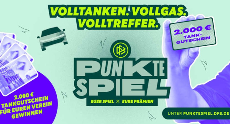 Endspurt beim DFB-Punktespiel: Jetzt Tankgutscheine gewinnen