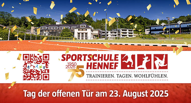 Sportschule Hennef feiert 75-jähriges Jubiläum: Einen Programm-Überblick zum Tag der offenen Tür