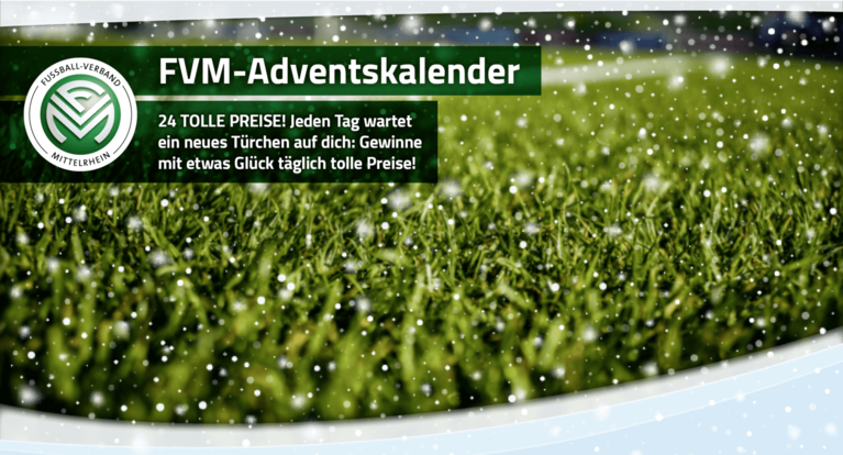 24 Türchen, 24 Geschenke: FVM-Adventskalender ist wieder da