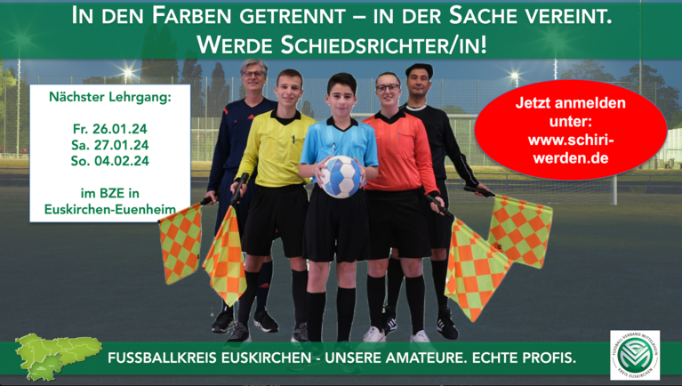 Anwärterlehrgang für Schiedsrichter/innen