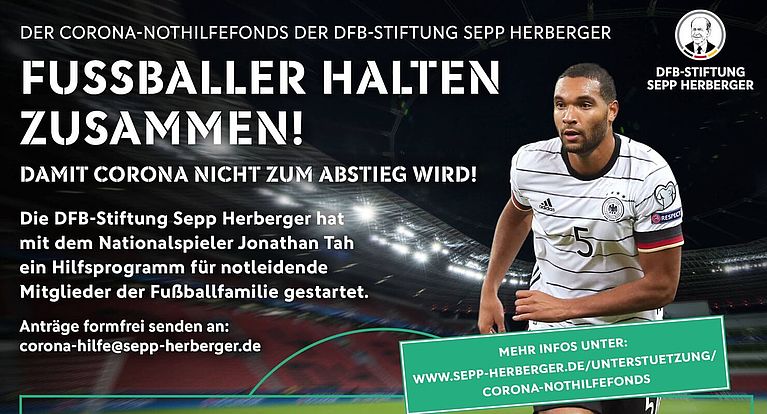 Fußballer helfen Fußballern: Fonds der Sepp-Herberger-Stiftung