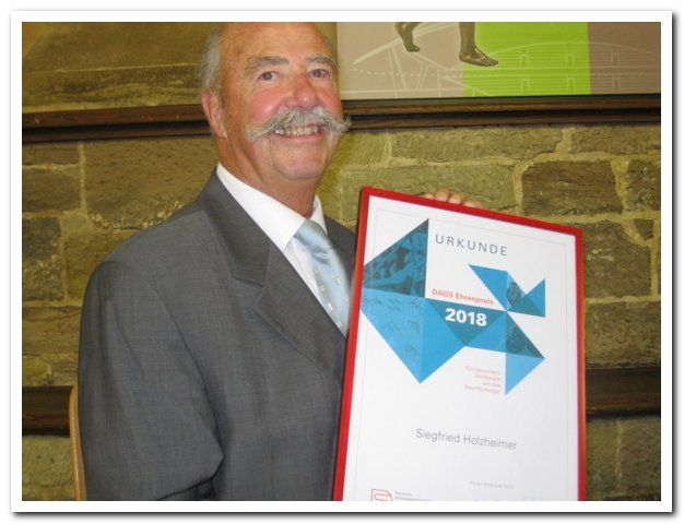 DAGS Ehrenpreis für Siegfried Holzheimer