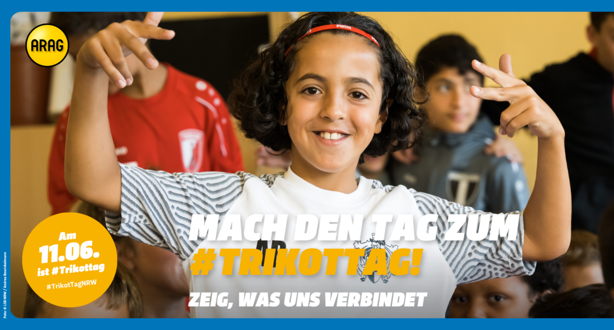 Im Vereinstrikot Flagge zeigen: Bundesweiter Trikottag am 11. Juni