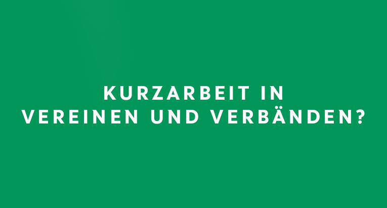 Coronavirus: DFB-Merkblatt zur Kurzarbeit