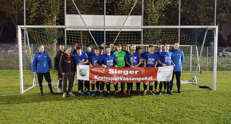 A-Junioren Sparkassenpokalsieger 2021 ist die JSG Zwanzig 18