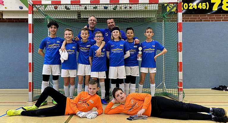 E- und F-Jugend sorgen für spannende Spiele beim Futsalcup 2019/20