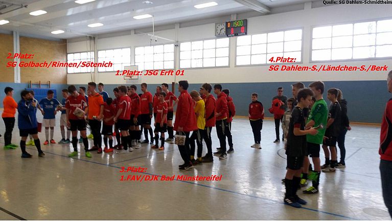 JSG Erft 01 Hallencupsieger C-Junioren 2017/18