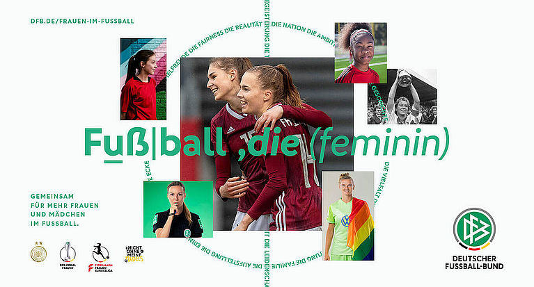 DFB startet Online-Kampagne "Fußball, die (feminin)"