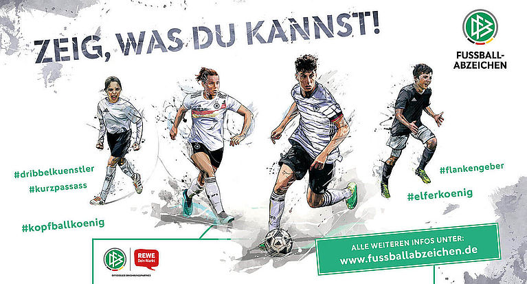 DFB-Fußball-Abzeichen: Zeig', was du kannst