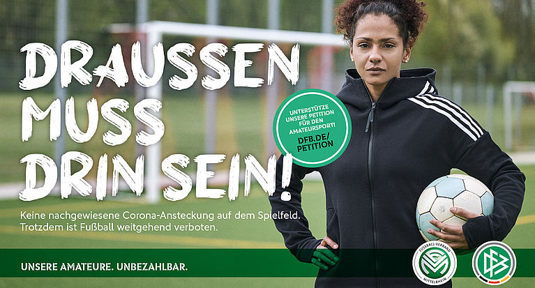 Health Media Award für DFB-Initiative "Draussen muss drin sein“
