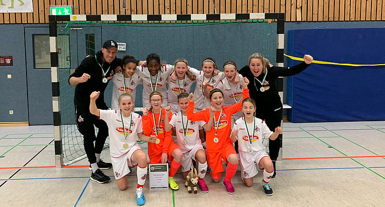 D-Juniorinnen: 1. FC Köln siegt in der Halle